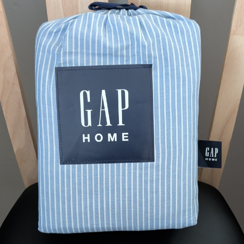 GAP Home Washed Chambray Full Sheet Set, Oeko-Tex NWT